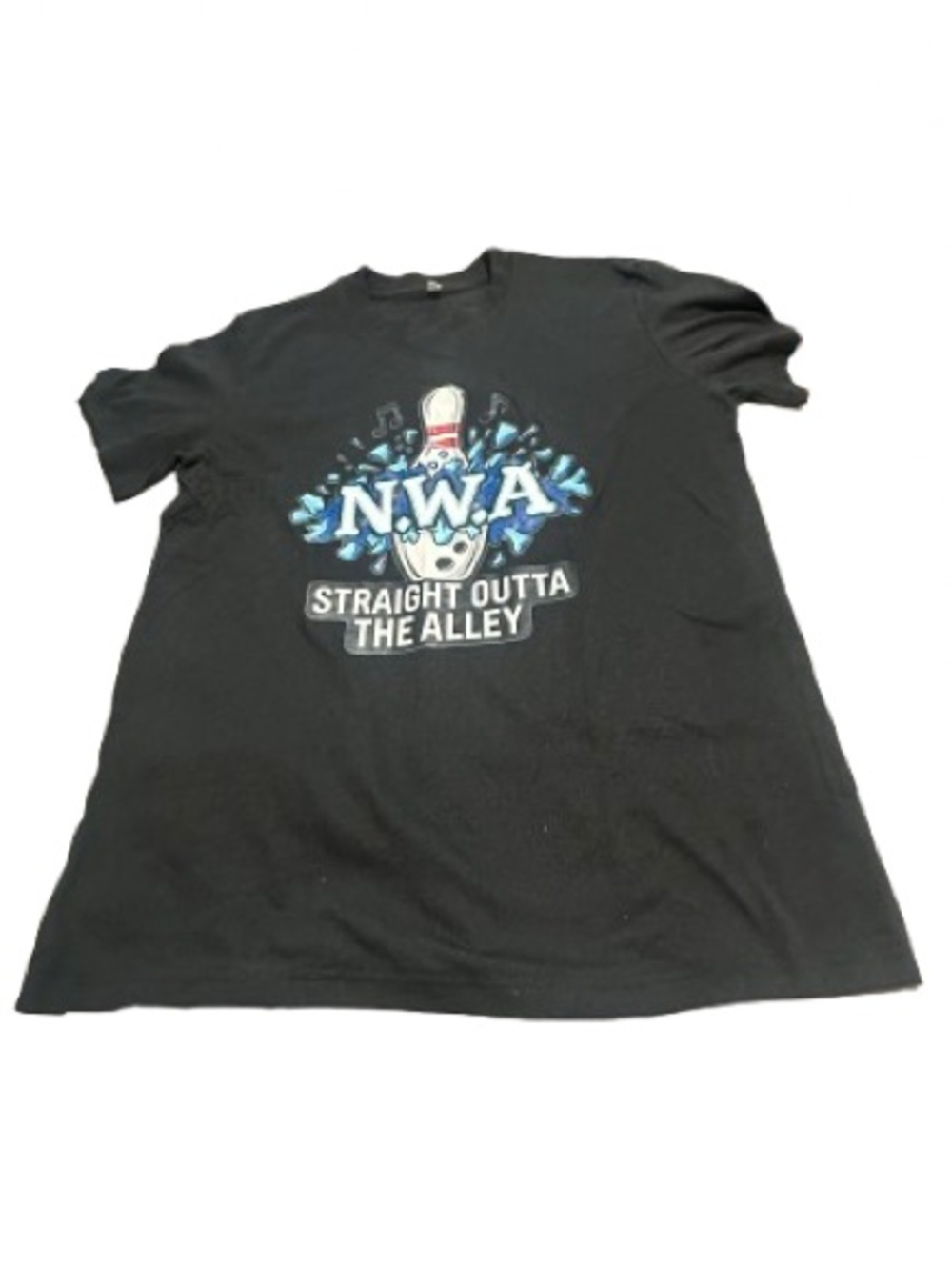 N.W.A. Straight Outta The Alley Black Graphic Tee